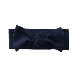 Royal Babies & Tots Bamboo Solid Headband in Navy